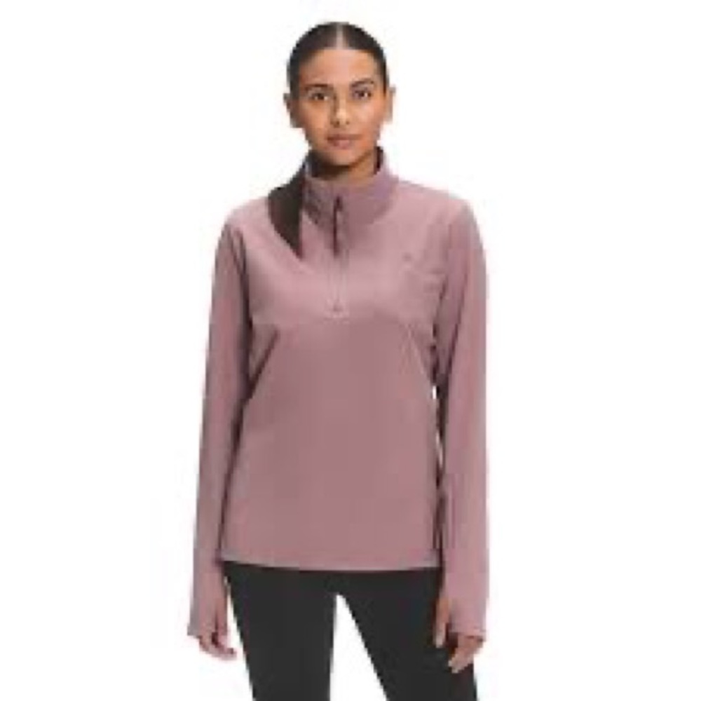 The North Face 1/2 Zip Running Lightweight High-Neck Vent Jacket Light Purple